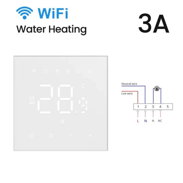0f4819c616dfc27e AVATTO Tuya WiFi Smart Thermostat Underfloor Heating System for Gas Boiler Electric Heating Work with Alexa Google Home