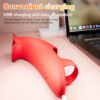 2024 New Vibrator Clitoris Nipple Stimulate 10 Modes Rose Toy Freaky Finger Sleeve Ergonomic Design Sextoy Femme Sexy Adult 18+