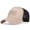 0f70bc6f3a9ee519 Fashion American Flag Embroidery Baseball Net Caps Spring and Summer Outdoor Adjustable Casual Hats Sunscreen Hat