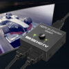 Bi Direction Switch 2.0 60HZ HDMI Splitter 1x2 2x1 New Dual 2 Ports Adapter Converter Supports Ultra HD 4K