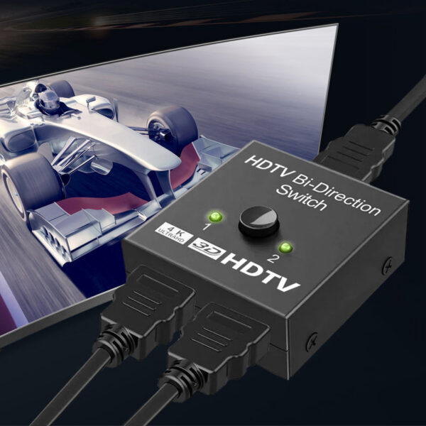 Bi Direction Switch 2.0 60HZ HDMI Splitter 1x2 2x1 New Dual 2 Ports Adapter Converter Supports Ultra HD 4K