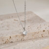 0f9407ee650922ca Hot Trendy Sterling Sier AAA Zircon Choker Necklaces Simple Shiny Diamond CZ Pendants For Women Fine Jewelry Wholesale