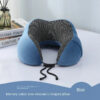 U Travel Memory Cotton Pillow Neck Motor Cars And Aeroplanes Nap Magnetic Fabric Ushaped
