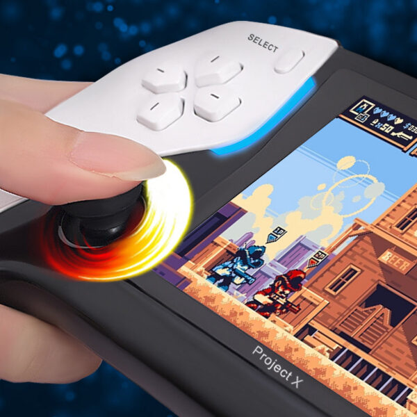 0fbff4f44057a3ae PROJECT-X Handheld 4.3 Inch IPS Screen Portable Video Player HD Game Console 2 Controllers Children's Gifts