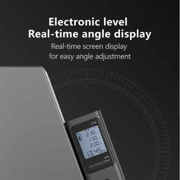 0fc9356e9723eb8a Xiaomi RONGUAN 2 in 1 Rangefinder Cross Line Casting LR1 Digital Inclinometer Angle Laser Level Ruler 40M Measure