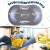 Camping Pillow for Sleeping, Memory Foam Travel Pillow, Cooling Small Pillow for Camp,Backpacking,Trip,Breathable & Waterproof Cover (1, Blue)