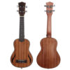0fe7497f632278f1 21 Inch Ukulele 4 Strings Hawaiian Guitar Mahogany Mini Guitarra Ukulele With Bag Strings Tuner Capo Ukulele Guitar Accessories