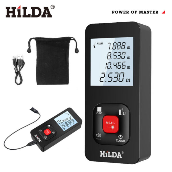 Mini Rangefinder Distance Meter digital rangefinder Tool Laser Tape Range Finder Building Measure Ruler 50M/100M/120M
