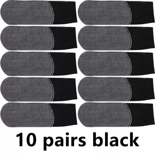 0ff423fce0758b40 10pairs Womens ,Sweat Absorbing Anti-Slip Cotton Bottom Stretch Socks