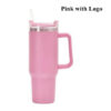 0ffd06991b7315c3 Pink Cups 40oz Mug Tumbler With Handle Tumblers Lids Straw Stainless Steel Coffee Termos Cup ready to ship Vacuum Insulated Blue Orchid Water Bottles
