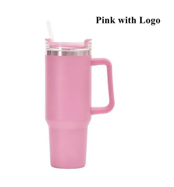0ffd06991b7315c3 Pink Cups 40oz Mug Tumbler With Handle Tumblers Lids Straw Stainless Steel Coffee Termos Cup ready to ship Vacuum Insulated Blue Orchid Water Bottles
