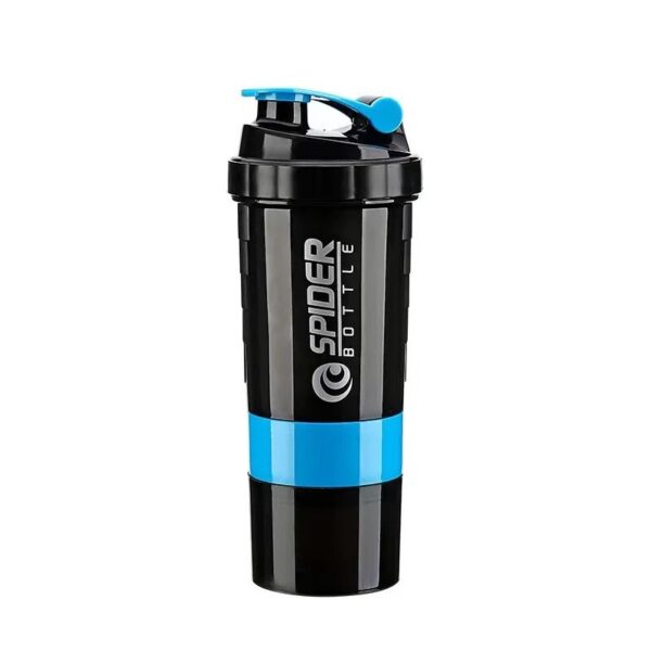 3 Layers Shaker Protein Powder Shake Water Plastic Mixing Cup Body Building Exercise Bottle