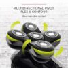 100824b41d210fc3 Pro Shaver For Men Wet Dry Head Electric Razor Beard Hair Trimmer Rechargeable Bald Shaving hine Grooming Kits 240313