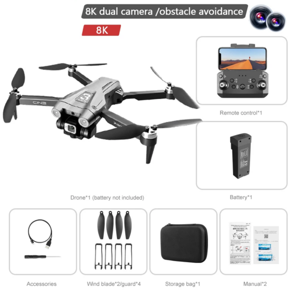 100fb147fc568784 MIJIA Z908Max Drone 8K 5G GPS Professional HD Aerial Photography Dual-Camera Omnidirectional Obstacle Avoidance Quadrotor