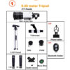 Professional Astronomical Telescope F30070 Monocular 150 Times Zoom HD Night Vision  View Moon Star  AZM70300 Stargazing