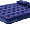 DIMAR GARDEN Queen Size Camping Air Mattress Inflatable Bed with Pillow,Include Hand Pump