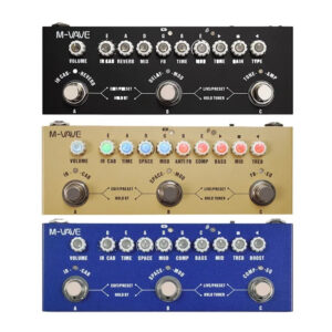 M-vave Cube BABY Multi Effects Pedal for Electric Guitar/Bass/Acoustic Guitar 8 IR Cabinets Simulation M-vave Rechargeable Pedal