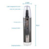 10530fe4e9c222a2 4 in 1 Rechargeable Men Electric Nose Ear Hair Trimmer Women trimming sideburns eyebrows Beard hair clipper cut Shaver