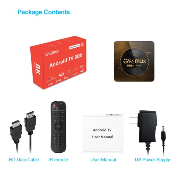 1060a2ac5ca28e88 Android 13 8K Ultra HD Smart TV Box Wifi6 Fast Stable Transmission Media Player 4GB64GB Large Memory Netflix Youtube ATV MAXA13