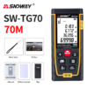 10b6aef81d604043 SNDWAY Laser Meter 50m 70m 100m 120m Rangefinder Digital Range Finder Trena Roulette Ruler Distance Measuring Tape