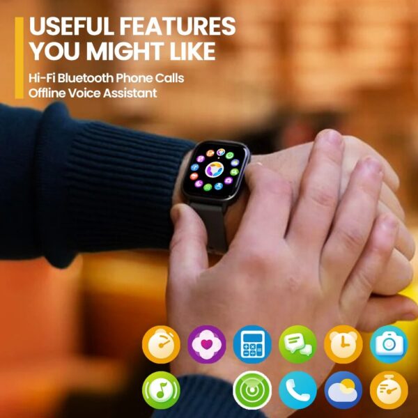 New Zeblaze GTS 3 Voice Calling Smart Ultra-big 2.03'' HD Screen 24H Health Monitor 100+ Sport Modes 200+ Watch Faces