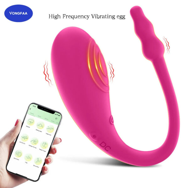 10 Speed APP Controlled Vaginal Vibrators G Spot Anal Vibrating Egg Massager Wearable Stimulator Adult Sex Toys for Women Couple