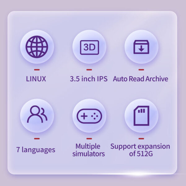 The new XU10 handheld console RK3326S 3.5-inch open-source portable retro video game player for New Year's gifts