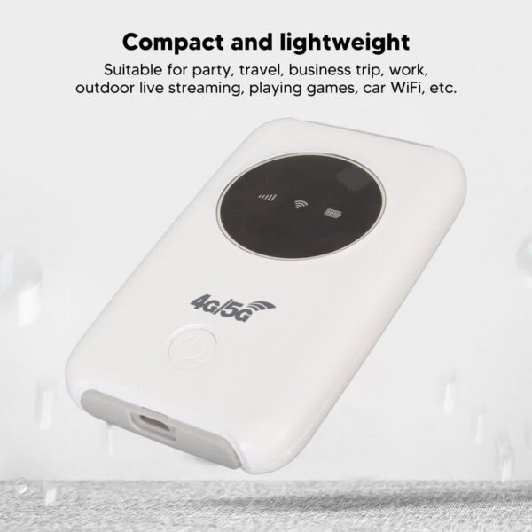 4G LTE USB Modem 300Mbps Unlocked Micro SIM Card Slot Built in 3200MAh Wireless Portable WiFi Router
