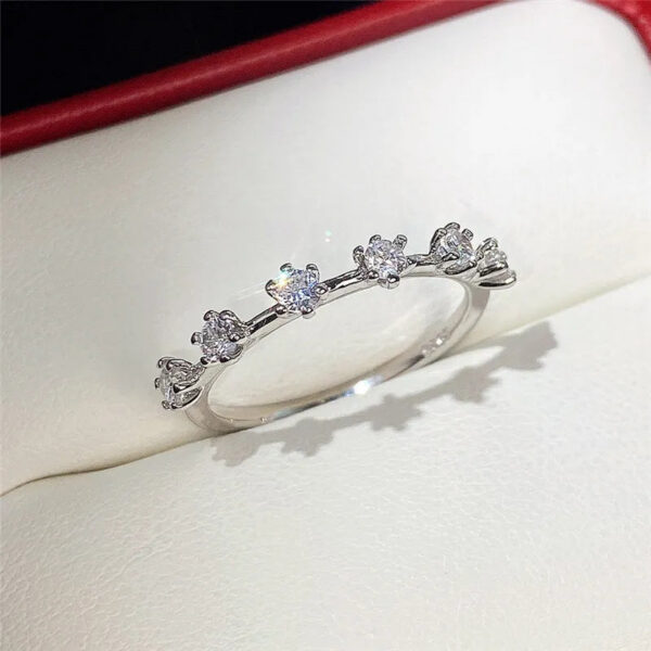 10e3ce4bded6d775 Diamond Ring Finger Fine Jewelry Designer Shining CZ Zircon Wedding Engagement Rings For Women Lovers Gifts