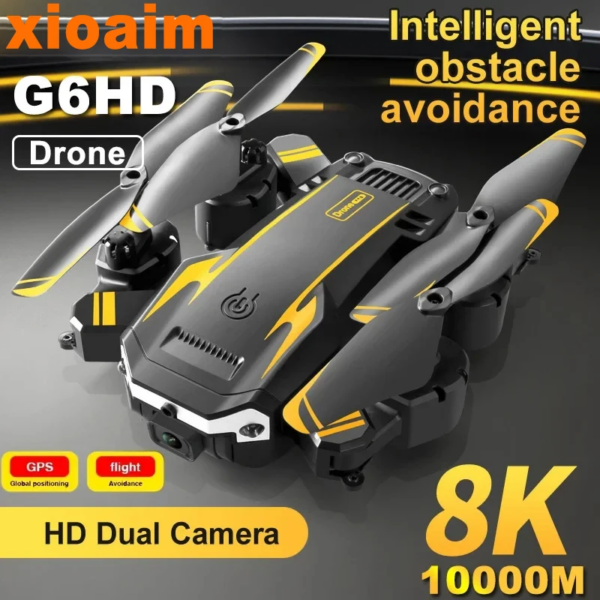 10e9c5f4ef7b3a26 For Xiaomi G6 Drone GPS 8K Professional HD Photography Omnidirectional Obstacle Avoidance 5G Unmanned Aerial Vehicle Toys