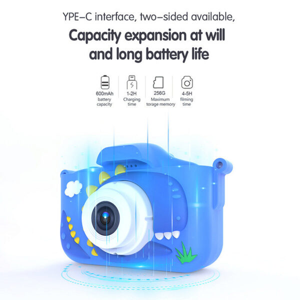 10ee157c4f6dea3e Kid Mini 1080P Cartoon Selfie Toddler Digital Video Camera Toys With 32G SD Card for Boys/Girls Christmas Birthday Gifts