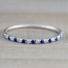 S Sterling Sier Real Natural Sapphire Engagement Wedding Jewelry for Women Anillo Bizuteria Bijoux Jewellery Ring