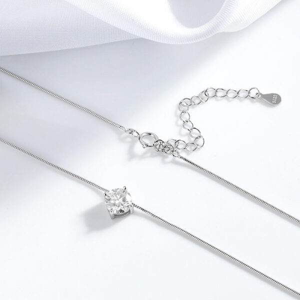 110b964078c0daa6 Smyoue 0.5-2CT D Color Certified Moissanite Necklace for Women Sparkling Lab Diamond 100% Sterling Sier Pendants Wholesale