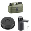 11291a77e0b27800 11L Outdoor Bin Large Capacity Camping Buckle with Faucet &USB Rechargeable Electric Pump Water Tank Dispenser