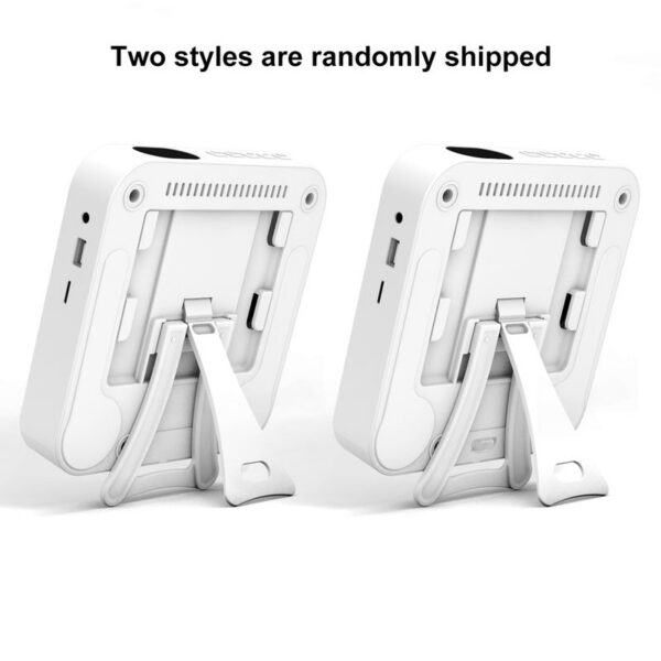 Portable Bluetooth Speaker Stereo Players LED Screen Wall Mountable CD Music Player with IR Remote Control FM Radio
