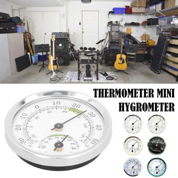 Mini Pointer Type Hygrometer Indoor Room Electronic Temperature Humidity Meter Sensor Gauge For Home Thermometer