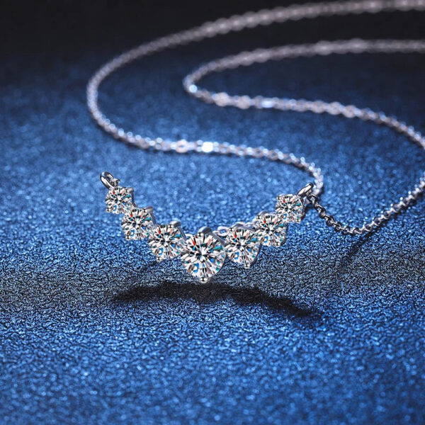 11ad70c7a105137f Moissanite Necklace For Woman Wedding Fine Jewely With Certificates 925 Sterling Sliver Plated 18k White Gold Necklace