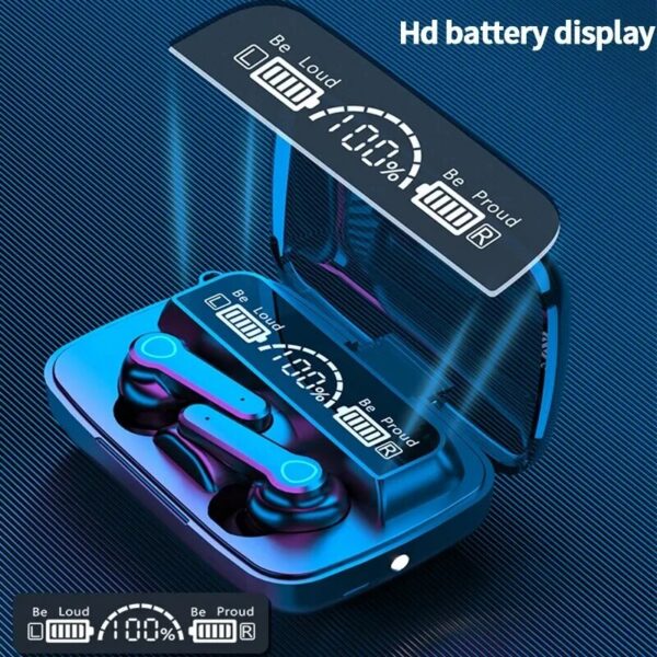 11aed0d4a8cb0bd0 M19 Bluetooth Wireless Tws Gaming Support Noise-cancelling Touch In-ear Mini Emergency Power Bank Headset
