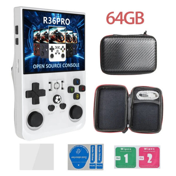11bd995a76051e31 R36PRO Handheld Console ux System 3.5inch HD Screen 128GB Portable Video Game Player for Kids and Adult