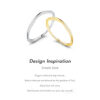 MODIAN 925 Sterling Silver Simple Geometric Line Twisted Ring Trendy Stackable Gold Color Fine Jewelry For Women Party Gifts