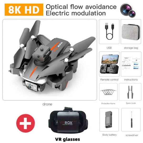2024 NEW P11 Pro Drone Brushless Motor Dual 8K ESC Professional WIFI FPV Obstacle Avoidance Four-Axis Folding Rc Quadcopter Toys