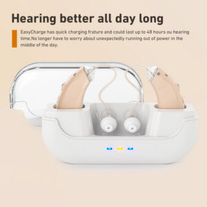11f6314475d35355 Rechargeable hearing aids seniors noise reduction ,Digital Amplifiers for Hearing Loss, with charging case.