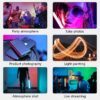 Portable RGB Magnetic Photography Lighting Handheld LED Stick Lamp Vlog Fill Light For YouTube Video Picture Shooting