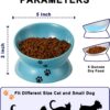 120e53d701fce99c Y YHY Cat Bowl Anti Vomiting, Raised Cat Food Bowls, Tilted Elevated Cat Bowl, Ceramic Pet Food Bowl for Flat Faced Cats, Small Dogs, Protect Pet's Spine, Dishwasher Safe