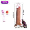 1228c8916ec15197 Thrusting Realistic Dildo Vibrator Anal Plug With Vibration Telescc Female For Suction Cup Masturbation Sexhine Sex Toys