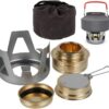 122d929c4bca3048 JIAHEY Mini Spirit Burner Windshield Alcohol Camping Stove Alloy Brass Lightweight Adjustable Temperature Alcohol Stove for Backpacking Hiking Outdoor, BBQ Cooking Picnic