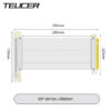 12325edf87b12579 TEUCER PCIE 4.0 16x Riser Graphics Card Extension Cable 15cm/20cm Flexible 90° Mounting GPU Shielded Extender