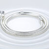 High Quality 45cm Length Sier Color Charm Necklace Snake Chain Fit Brand Original Pendant Necklaces For Women Jewelry Making