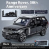 1:32 Land Range Rover 50th Anniversary Off Road SUV Vehicle Alloy Diecast Car Model Computer Desktop Decoration Gift Boys
