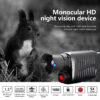1250f58d94a0e16e Monocular Vision Device 1080P HD Infrared 5X Digital Zoom Hunting Telescope Outdoor Day Night Dual Use 100% Darkness 800m